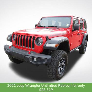 Firecracker Red Clearcoat 2021 Jeep Wrangler Unlimited Rubicon