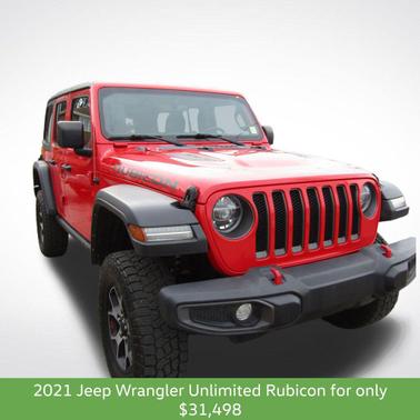 Firecracker Red Clearcoat 2021 Jeep Wrangler Unlimited Rubicon