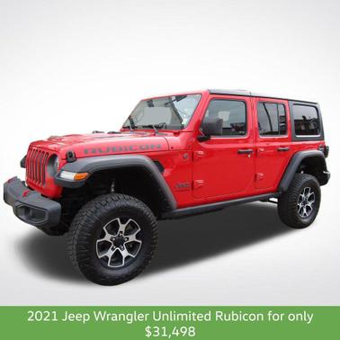 Firecracker Red Clearcoat 2021 Jeep Wrangler Unlimited Rubicon