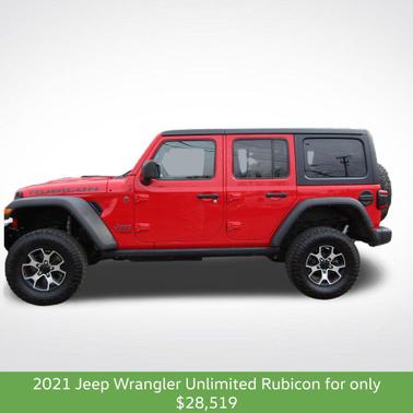 Firecracker Red Clearcoat 2021 Jeep Wrangler Unlimited Rubicon