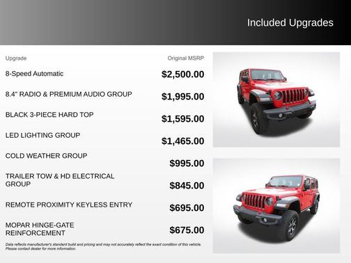 Firecracker Red Clearcoat 2021 Jeep Wrangler Unlimited Rubicon