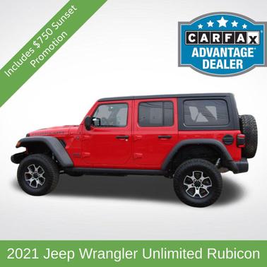 Firecracker Red Clearcoat 2021 Jeep Wrangler Unlimited Rubicon