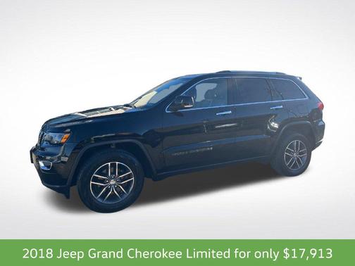 Diamond Black Crystal Pearlcoat 2018 Jeep Grand Cherokee Limited