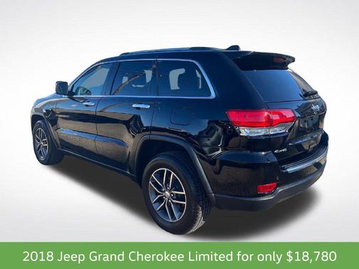 Diamond Black Crystal Pearlcoat 2018 Jeep Grand Cherokee Limited