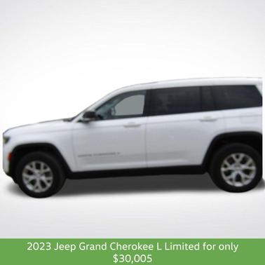 Bright White Clearcoat 2023 Jeep Grand Cherokee L Limited