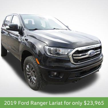 Shadow Black 2019 Ford Ranger LARIAT