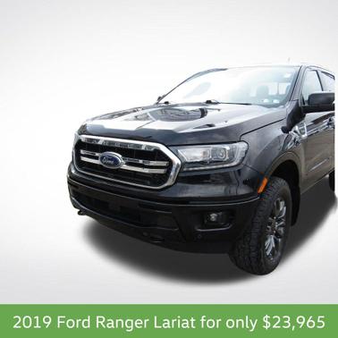 Shadow Black 2019 Ford Ranger LARIAT