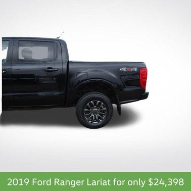 Shadow Black 2019 Ford Ranger LARIAT