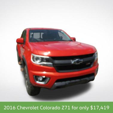 Inferno Orange Metallic 2016 Chevrolet Colorado Z71