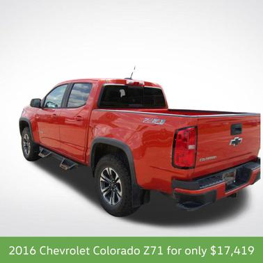 Inferno Orange Metallic 2016 Chevrolet Colorado Z71
