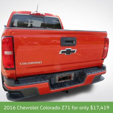 Inferno Orange Metallic 2016 Chevrolet Colorado Z71