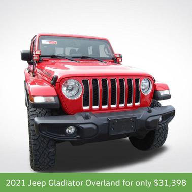 Firecracker Red Clearcoat 2021 Jeep Gladiator Overland