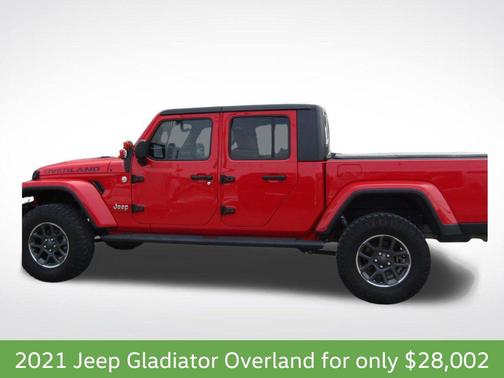 Firecracker Red Clearcoat 2021 Jeep Gladiator Overland