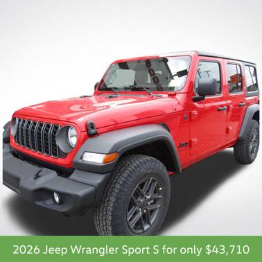 Firecracker Red Clearcoat 2026 Jeep Wrangler Sport S