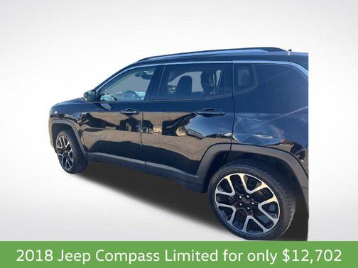 Diamond Black Crystal Pearlcoat 2018 Jeep Compass Limited