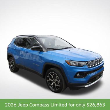 Hydro Blue Pearlcoat 2026 Jeep Compass Limited