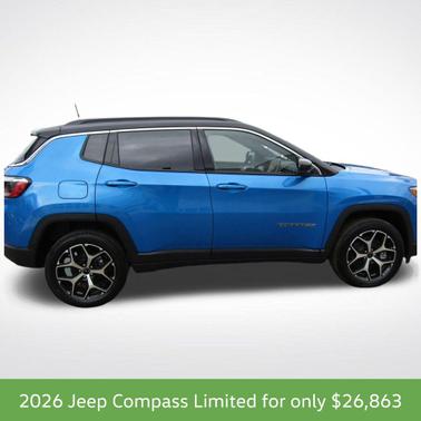 Hydro Blue Pearlcoat 2026 Jeep Compass Limited