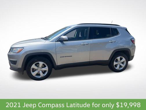 Billet Silver Metallic Clearcoat 2021 Jeep Compass Latitude