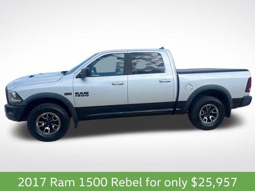 Bright Silver Metallic Clearcoat 2017 RAM 1500 Rebel