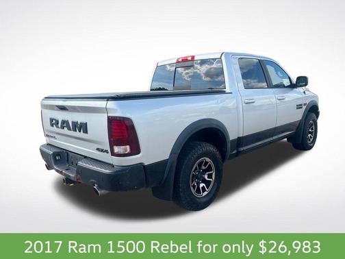 Bright Silver Metallic Clearcoat 2017 RAM 1500 Rebel