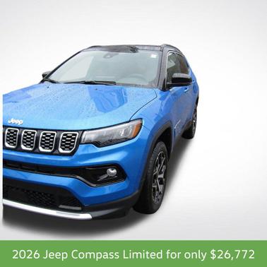 Hydro Blue Pearlcoat 2026 Jeep Compass Limited