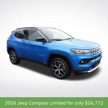 Hydro Blue Pearlcoat 2026 Jeep Compass Limited