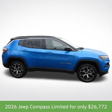 Hydro Blue Pearlcoat 2026 Jeep Compass Limited