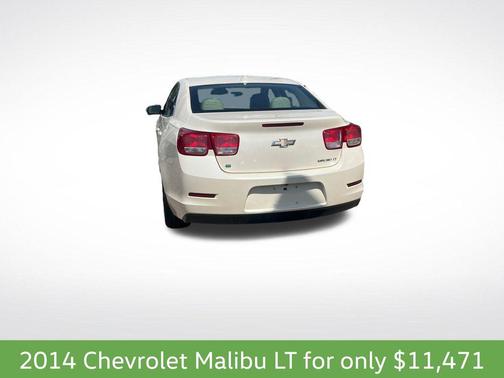 White Diamond Clearcoat 2014 Chevrolet Malibu 2LT