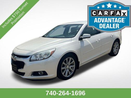 White Diamond Clearcoat 2014 Chevrolet Malibu 2LT
