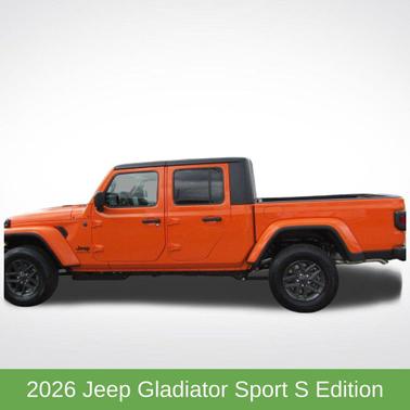 Black Clearcoat 2026 Jeep Gladiator Sport S