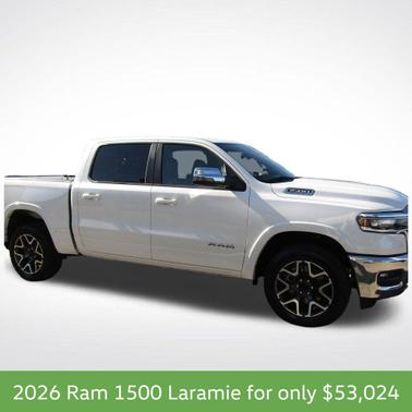 Ivory White Tri-Coat Pearlcoat 2026 RAM 1500 Laramie
