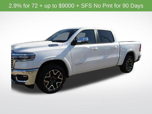 Ivory White Tri-Coat Pearlcoat 2026 RAM 1500 Laramie