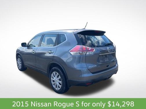 Gun Metallic 2015 Nissan Rogue S