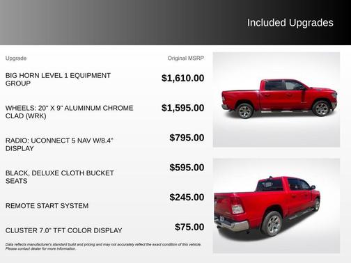 Flame Red Clearcoat 2022 RAM 1500 Big Horn/Lone Star