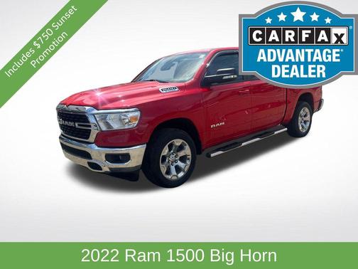 Flame Red Clearcoat 2022 RAM 1500 Big Horn/Lone Star