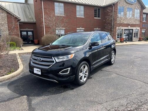 Shadow Black 2017 Ford Edge Titanium