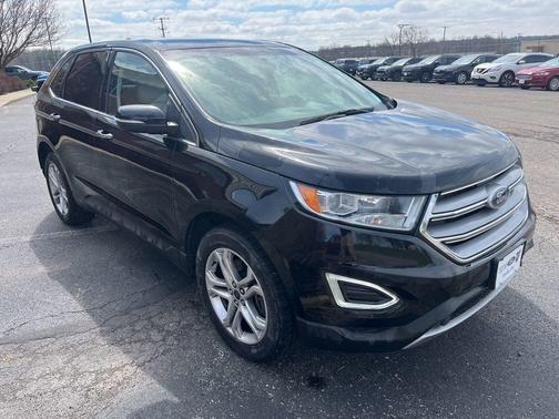 Shadow Black 2017 Ford Edge Titanium