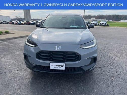 Gray 2024 Honda HR-V Sport