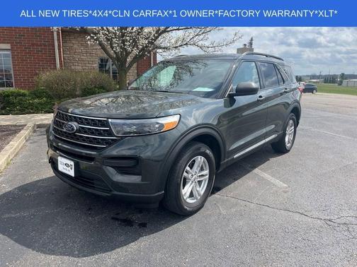 Green Metallic 2023 Ford Explorer XLT