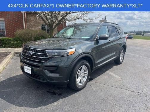 Green Metallic 2023 Ford Explorer XLT