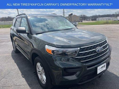 Green Metallic 2023 Ford Explorer XLT