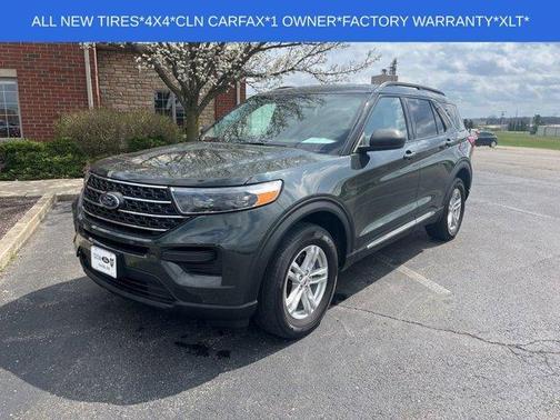Green Metallic 2023 Ford Explorer XLT