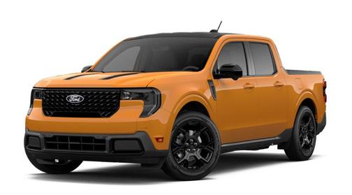 Orange Fury 2026 Ford Maverick Lariat
