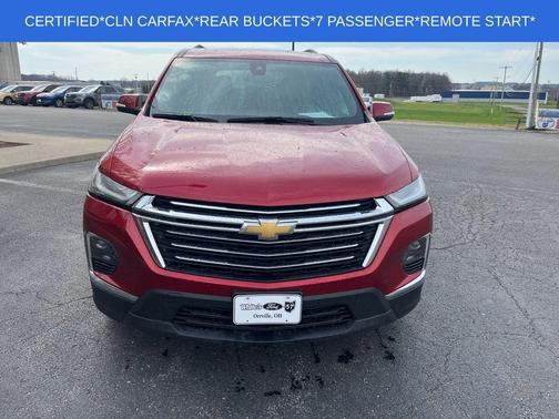 Radiant Red 2023 Chevrolet Traverse LT Cloth