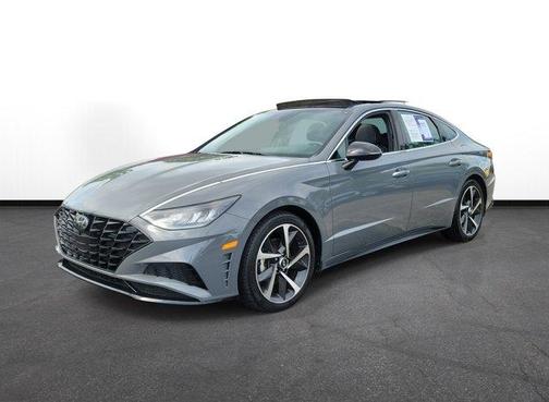 Hampton Gray 2021 Hyundai SONATA SEL Plus