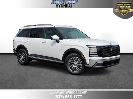 Creamy White Pearl 2026 Hyundai Palisade Hybrid SEL Premium 7P