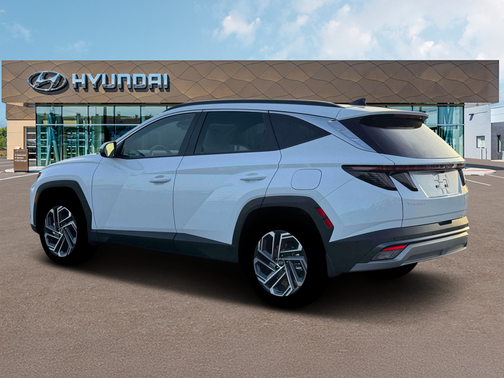Creamy White Pearl 2026 Hyundai TUCSON Hybrid Limited