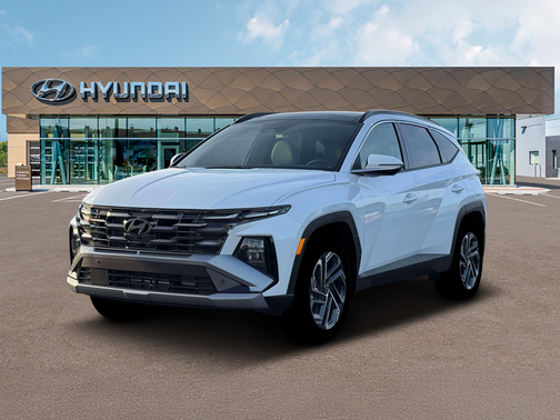 Creamy White Pearl 2026 Hyundai TUCSON Hybrid Limited
