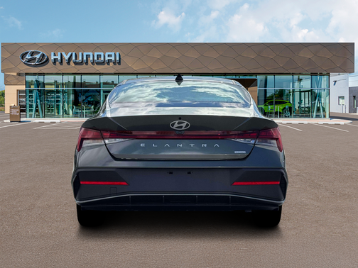Amazon Gray 2026 Hyundai ELANTRA HEV Blue