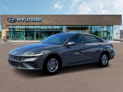 Amazon Gray 2026 Hyundai ELANTRA HEV Blue